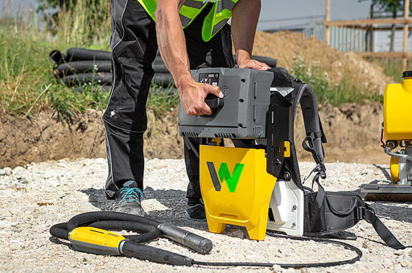 Wacker Neuson ACBe Battery Powered Internal Vibrator