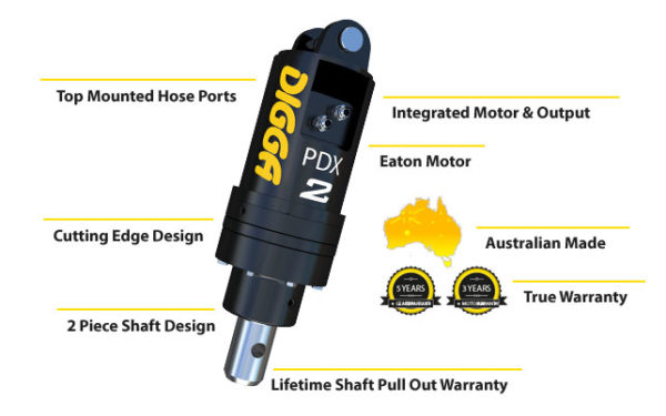 Digga PDX2 with Halo up to 2T Machines